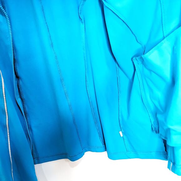 Lane Bryant Livi Jacket Womens 14/16 1X Plus Size Active Blue Zip Up Work Out - Picture 4 of 7